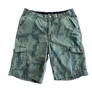 DC Shoe Company Loose Baggy Fit Camo Cargo Bermuda Shorts